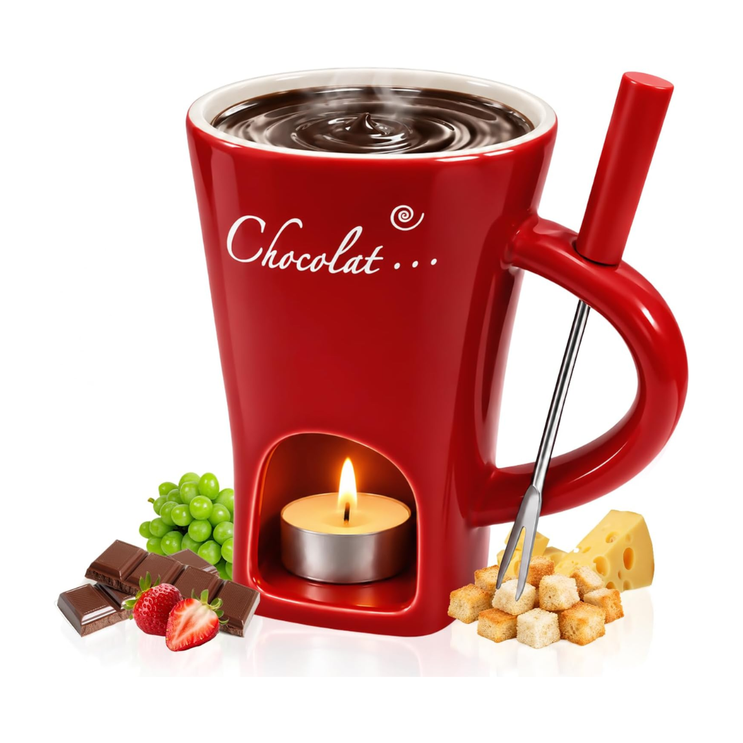 Taza Fondue de Cerámica