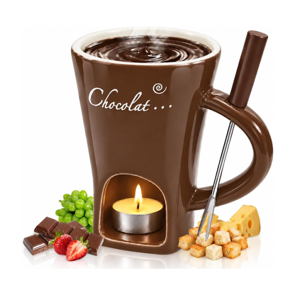 Taza Fondue de Cerámica